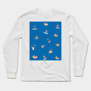 Cute naive simple Holiday patterns Fun Long Sleeve T-Shirt